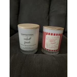 Scentsational Storm Coconut & Beeswax Natural Wick 11oz 311g Candle / Movie Ngt